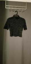 Gothic/Victorian/Steampunk Lace Midriff Top