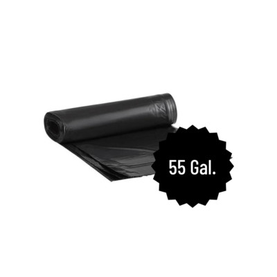 Heavy Duty 55 gallon trash bag - Can Liner / Garbage Bag (Bulk Case 100 count)