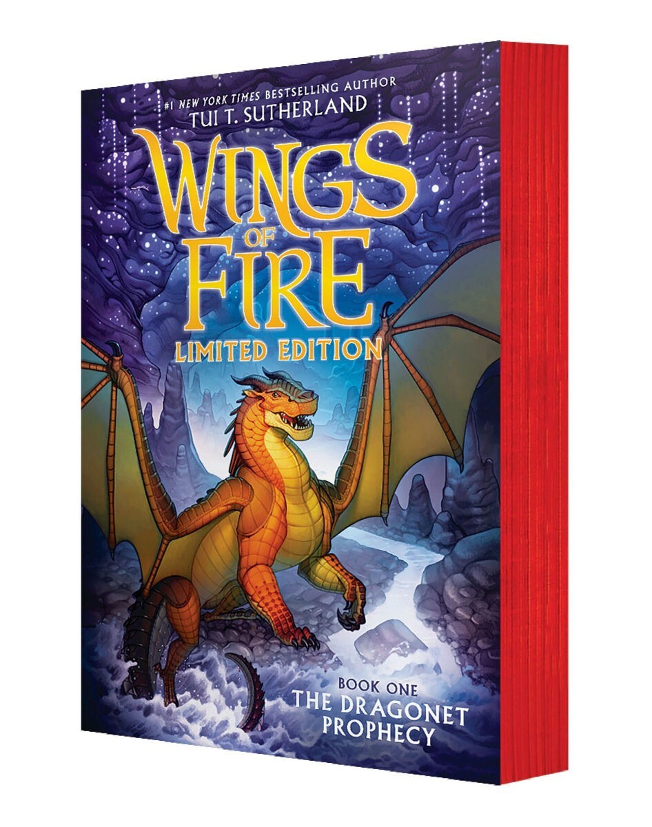 SIGNED The Dragonet Prophecy (Wings of Fire 1) Tui T. Sutherland