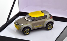 Renault Kwid 2014 Concept Car Grey Matt Yellow Metal NOREV 7711578206 1:43