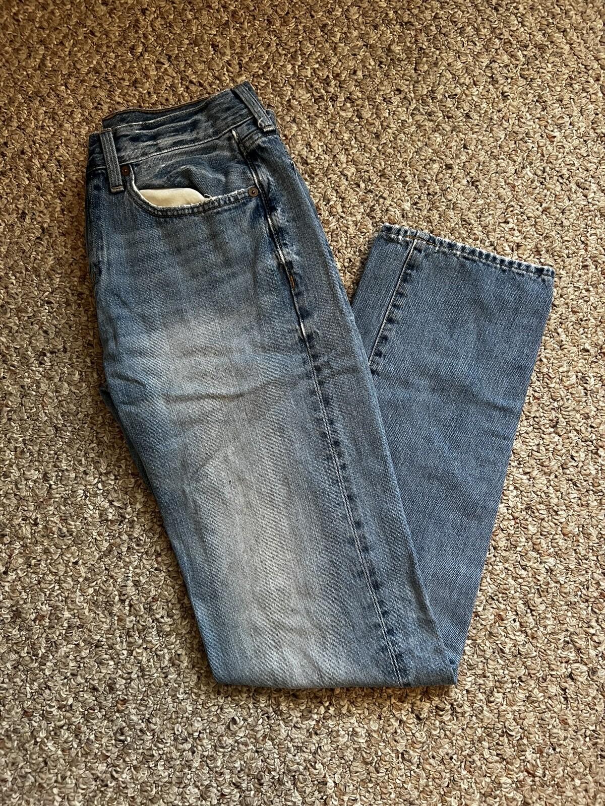 Jean Droit American Eagle Original – Neuf Avec étiquette – Taille 30 – Bleu Délavé Léger