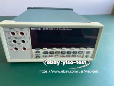 Tektronix DMM 4020 5-1/2 Digit Multimeter /Good function Tektronix DMM 4020 5-1/2 Digit Multimeter /Good function