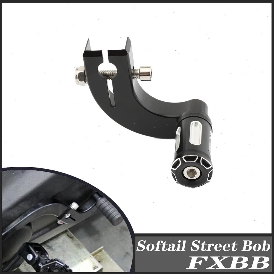 Palanca de cambio del talón con estriberas de cambio para Harley Davidson Softail Street Bob Foto 2 de 4