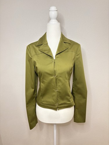 Alberta Ferretti, Rara giacca Philosophy Di Alberta Ferretti verde oliva taglia 6 unica vintage