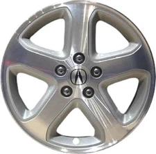 17" Acura Tl Wheel Rim Factory OEM 71719 2002-2003 Machined Silver