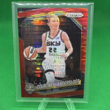 Courtney Vandersloot Chicago Sky - #124 Red Pulsar /299  2025 Panini Prizm WNBA