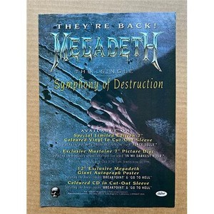 Megadeth Symphony of Destruction | eBay