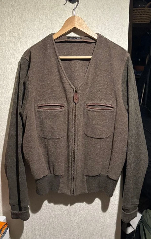 Rare EMPORIO ARMANI 90s Wool work jacket Vintage Men's 2512TK - Image 2 of 4