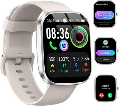 AI Smart Watch with Chatgpt, 1.91'' Bluetooth Calling Smartwatch for Men Women, 1