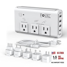 220V to 110V Travel Voltage Converter, 2000W International Power Converter