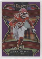 2019 Panini Select Concourse Purple Prizm 48/75 Juan Thornhill #68 0d2