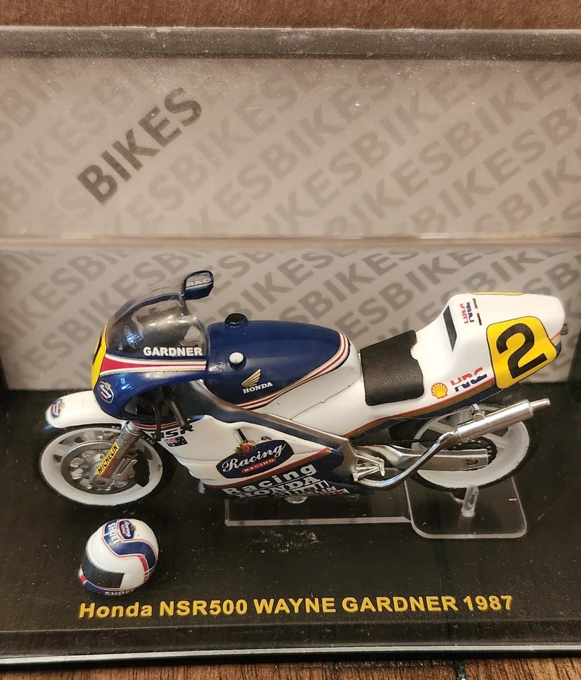 IXO 1/24 Scale Model 1987 Honda NSR500 W. Gardner CLB004 - Image 4 of 4