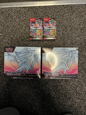 Pokemon TCG Mega Evolution Chaos Rising Pokemon Center ETB & Booster Bundle   