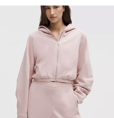 Lululemon Loungeful Relaxed-Fit Full-Zip Cropped Hoodie Size XL