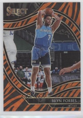 2020-21 Panini Select Courtside Tiger Stripes Prizm Bryn Forbes #246 8d4