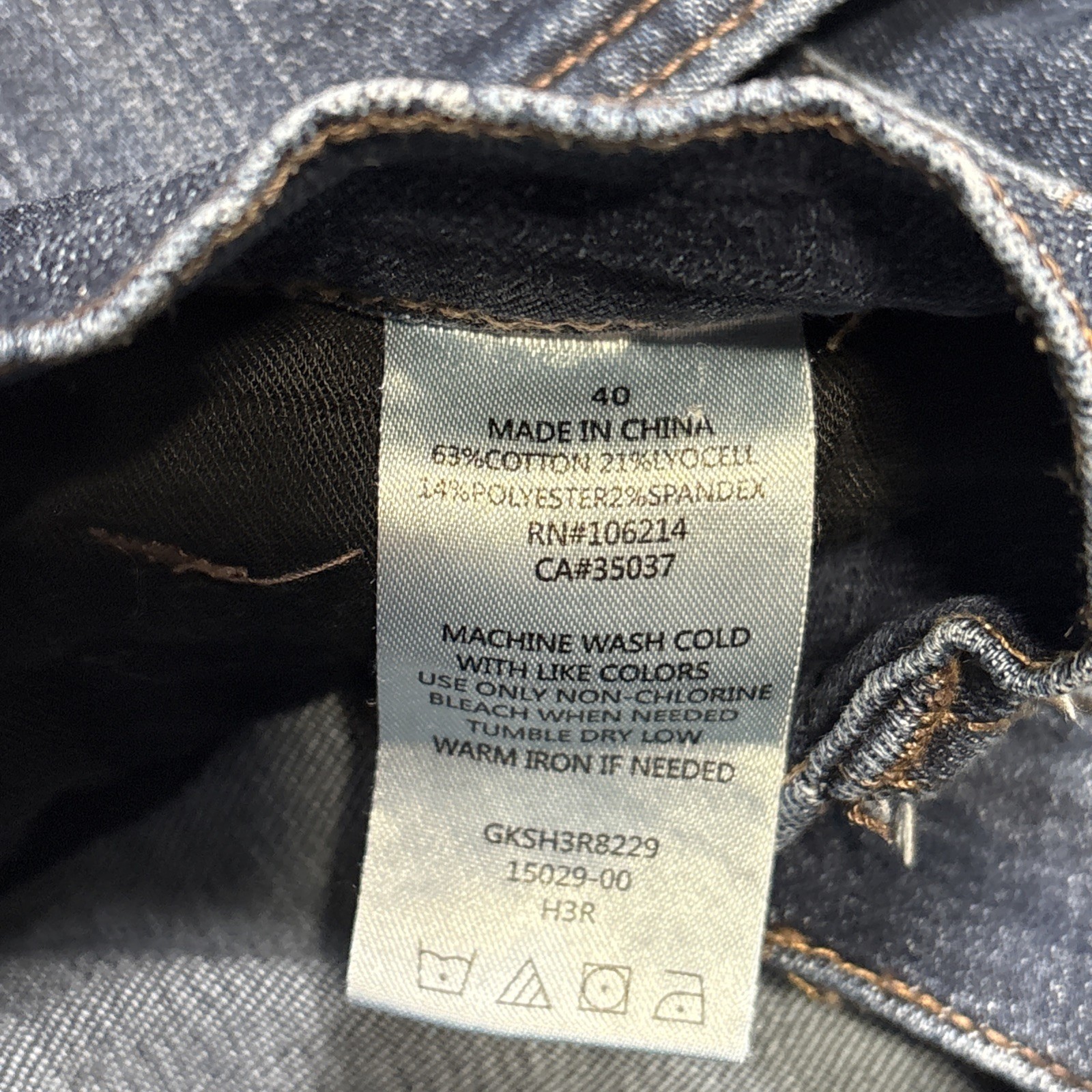 Joes Jeans Mens 40 Fits 36x31 Blue Dark Wash Denim Stretch - View 5