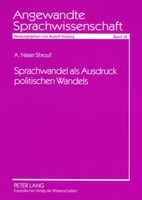 Sprachwandel Als Ausdruck Politischen Wandels Naser Shrouf Taschenbuch Deutsch