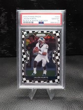 Jalen Hurts 2020 Prizm Black & White Checker Rookie RC PSA 10 Low Pop