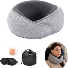 Neck Pillow for Traveling,Premium Memory Foam Travel Pillow, Removable Washable