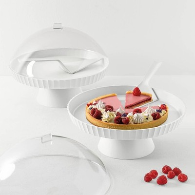 Blim Plus Agora Raised with Clear Shell and Cake Paddle Arctic White