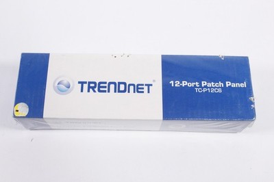 Trendnet Patch Panel TC-P12C6 (CAT 6, 12 Port) - New/Sealed