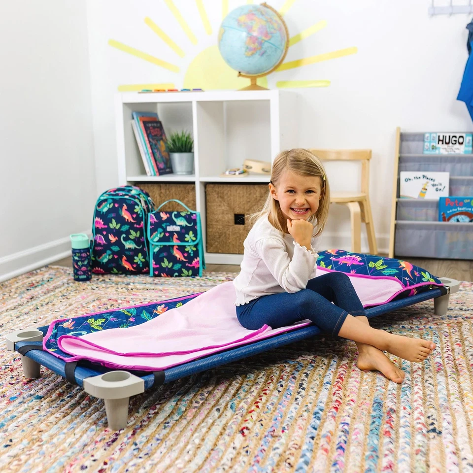 Alfombrilla acolchada moderna de microfibra con almohada reutilizable para niños y niñas, idea... Foto 2 de 4