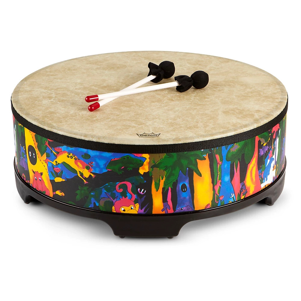 Remo Kids Percussion Rain Forest Gathering Drum 22 x 7-12 in 26390₽
