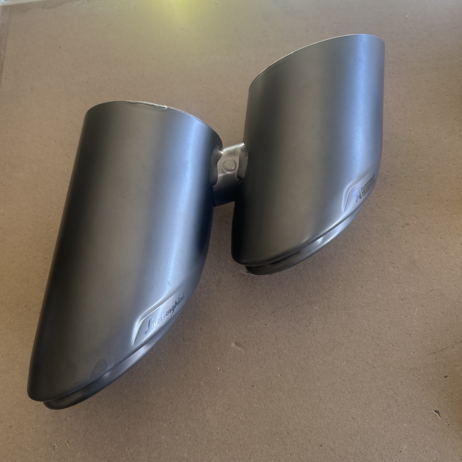 Lamborghini Right Tail Pipe Titanium Used Good Condition #  4ML253698