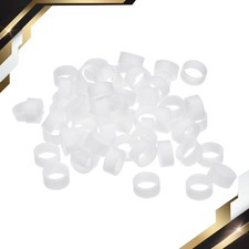 Silicone Rubber Bands Rings 100Pcs Non-slip 10mm Dia 1mm Thick 5mm Width Bundle