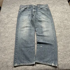 Vintage Levi’s 569 Jeans Mens 38x27 Blue Denim Loose Straight Baggy Skater Y2K