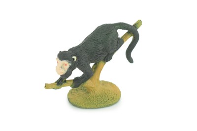 Capuchin Monkey Rubber Toy, Realistic Figure, Gift, 2 1/4 Inches F1774 B129
