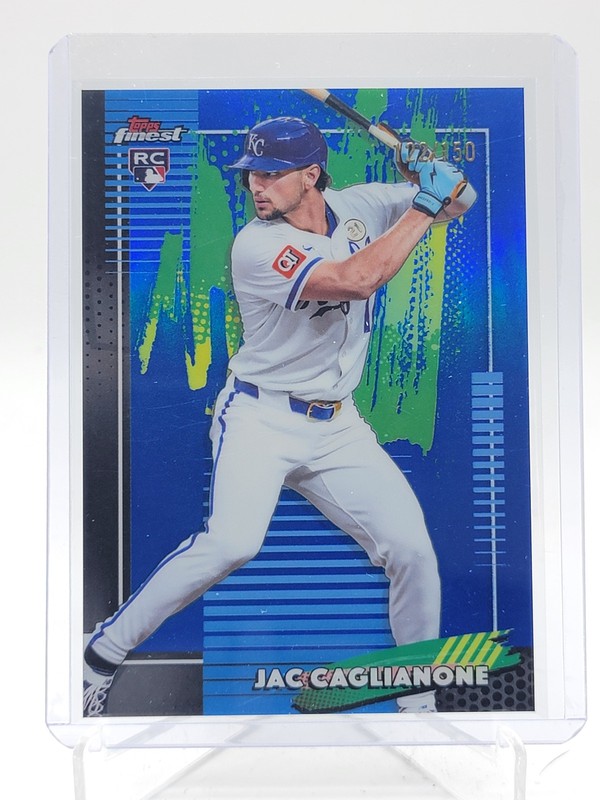 JAC CAGLIANONE 2026 TOPPS FINEST COMMON ROOKIE BLUE REFRACTOR /150 ROYALS Q3967