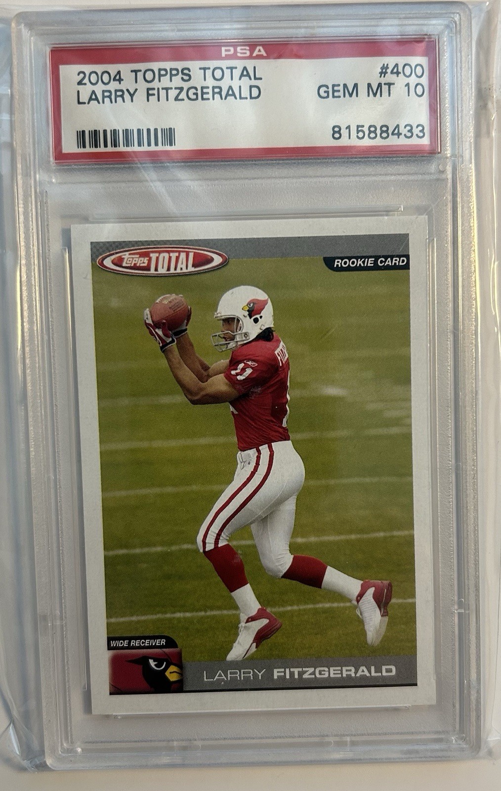 Larry Fitzgerald Topps Total #400 Base