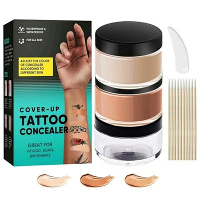 Tattoo Cover Up Body Makeup Waterproof Concealer for Dark Spots Blemishes 