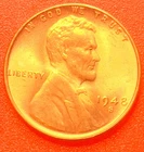 1948-S Lincoln Wheat Cent Penny GEM RED BU From an Original Bank Roll