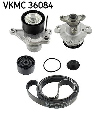 SKF Wasserpumpe + Keilrippenriemensatz U.A. FüR Nissan, Renault-image