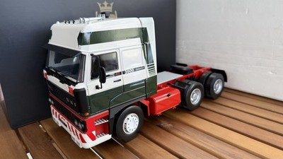 Road Kings DAF 3600 Space Cab 1:18 Weiß/ Grün mit Eddie Stobart Decals 1986