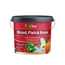 Vitax Blood, Fish & Bone Fertilizer 5kg Organic Plant Food for Healthy Growth 3.80 per kilo