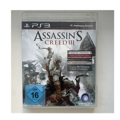 Ubisoft Assassin's Creed III Special Edition PS3 PAL USK 16 Handbuch 2012