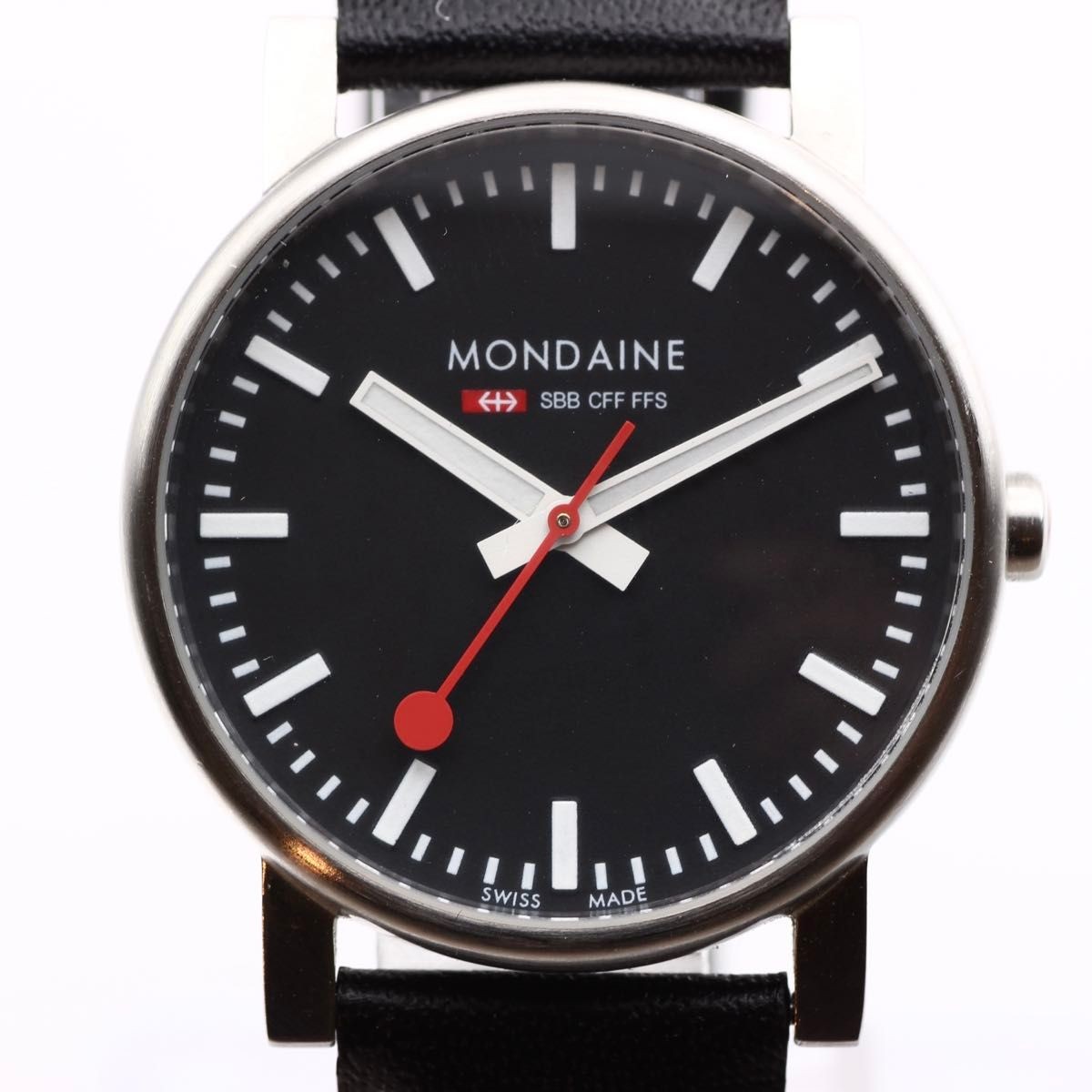 FFS Quartz SBB Japan Hand Red Mondaine Second From Men's New CFF Watch Swiss - vintagewatches.pk