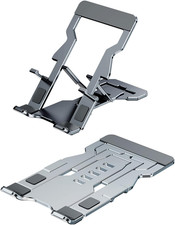 Phone Stand for Desk, Adjustable Cell Phone Stands, Foldable Metal Phone Stands