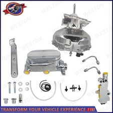 New Disc Drum Brake Booster Master For Chrome 73-93 Chevy Gmc C10 K10 Truck 11 New Disc Drum Brake Booster Master For Chrome 73-93 Chevy Gmc C10 K10 Truck 11