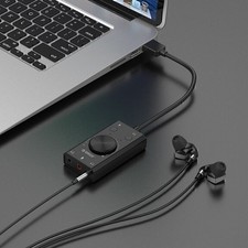 Universal External USB Sound Card LED For Speaker Microphone Earphone Plug Play