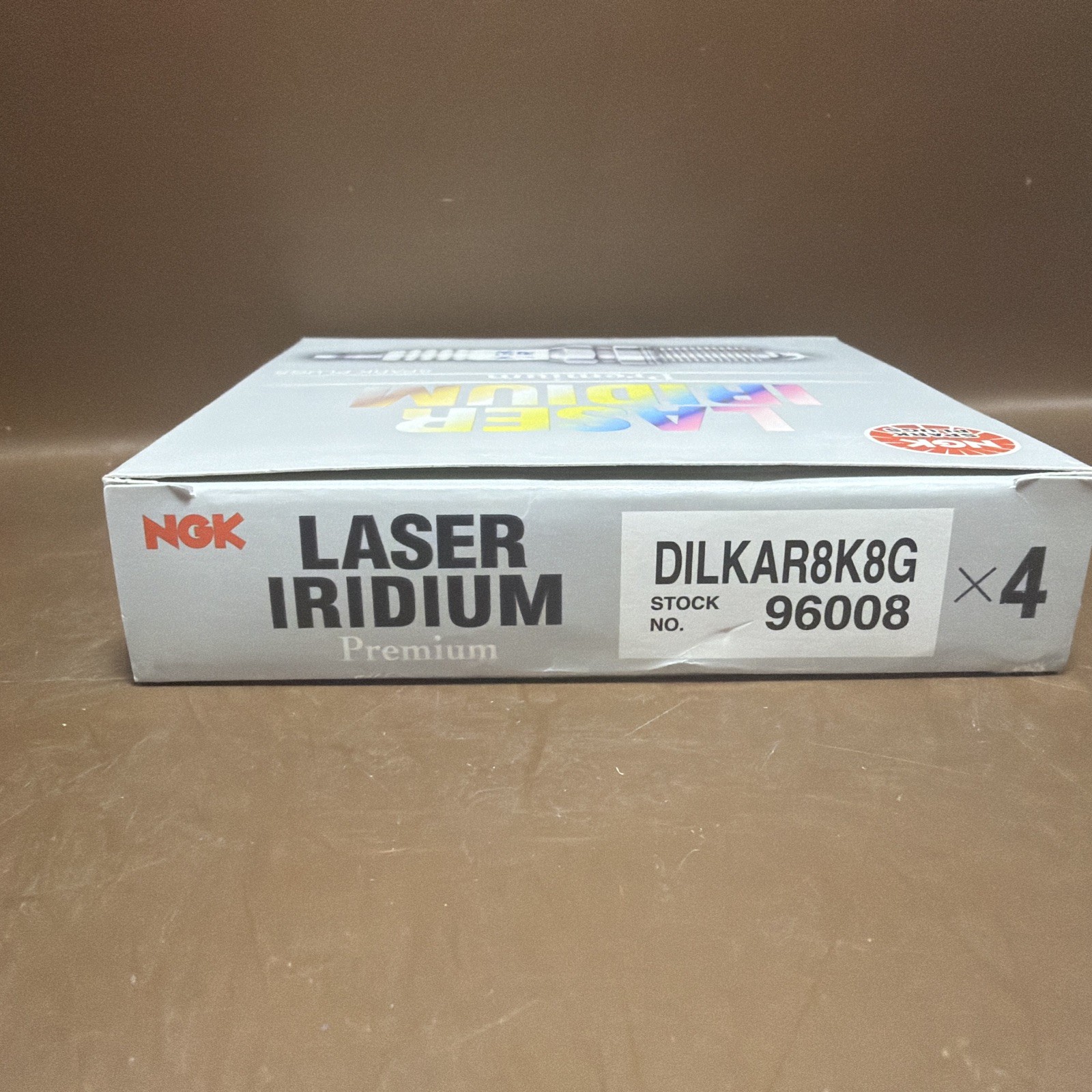 New Set of 4 NGK Laser Iridium Spark Plugs DILKAR8K8G/96008 for Infiniti Q50 Q60