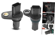 3-PC Engine Camshaft Crankshaft Position Sensors Compatible with Nissan Versa