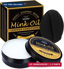 Mink Oil for Leather Boots, Boot Leather Care Kit, Leather Shoe Care Kit for Cow