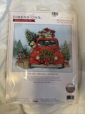 Dimensions Counted Cross Stitch Kit 10"X8"-Festive Ride 14 Count 