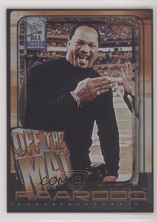 2002 Fleer WWF All Access Off The Mat Faarooq #60 HOF 02v3