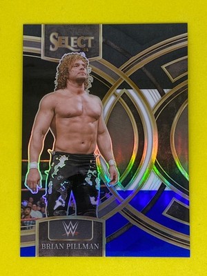 Brian Pillman WWE Panini Select 2024 Numbered Parallel /399 Blue Wrestling Card