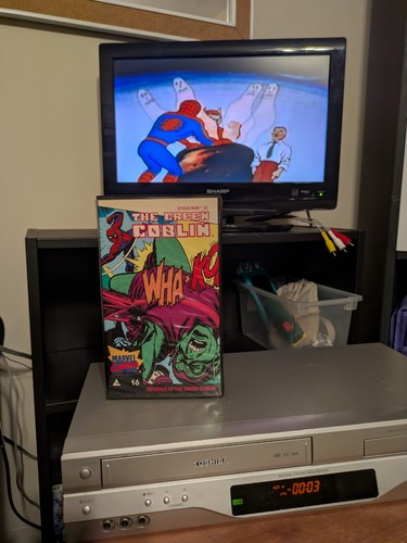 Rare Spider-man Vs The Green Goblin 16 Vhs Marvel Comics Video Library - Picture 6 of 6